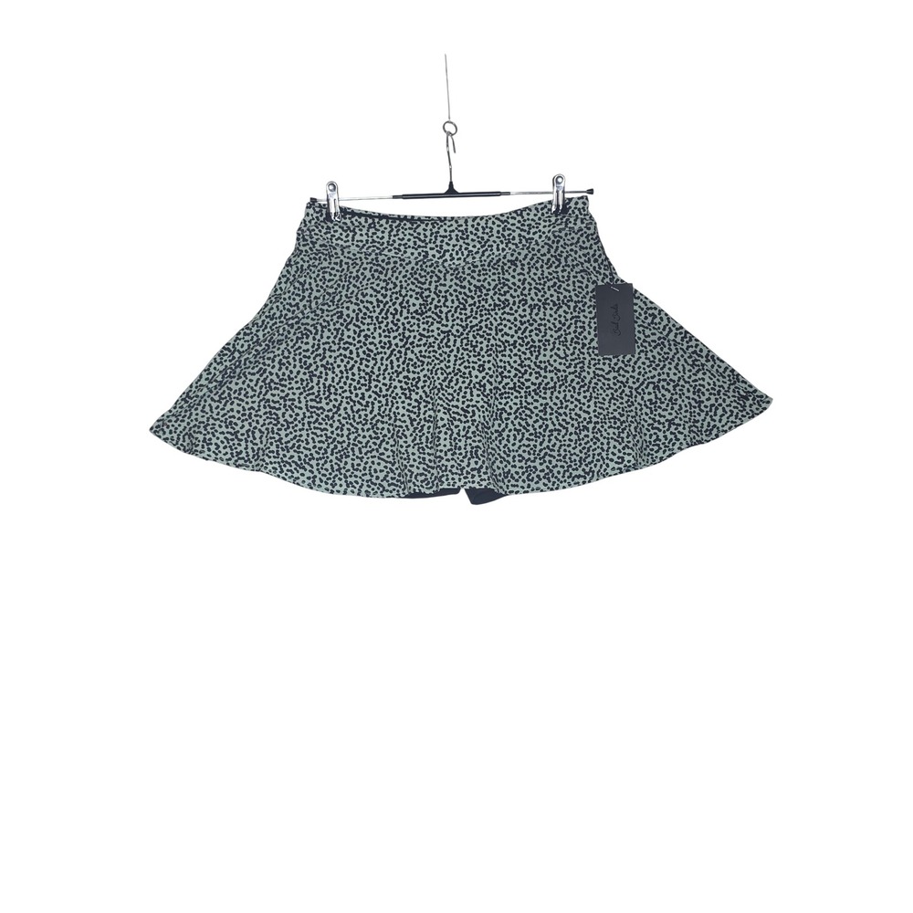 Bad Birdie W's XL Golf Skort Mint Green Black Spotted Animal Print NWT Luxury